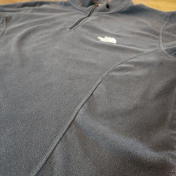 The North Face Men's Quarter Zip Fleece Pullover Blue Size XL - Picture 8 of 8